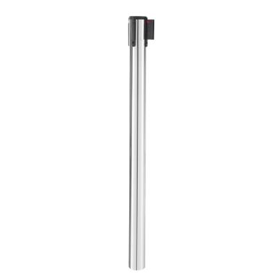 Bariérová lišta se stříbrnou páskou bez základny, HENDI, ⌀64x(H)935mm | 810422
